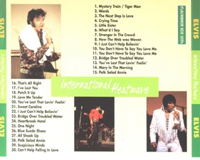 The King Elvis Presley, Import, 1998, International Heatwave