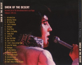 The King Elvis Presley, Import, 2001, Sheik Of The Desert