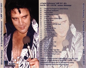 The King Elvis Presley, Import, 2002, A Capital Performance