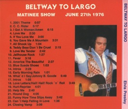 The King Elvis Presley, Import, 2002, Beltway To Largo