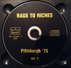 The King Elvis Presley, Import, 2002, Rags To Riches - Pittsburgh '76