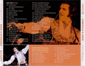 The King Elvis Presley, Import, 2003, Americas Own