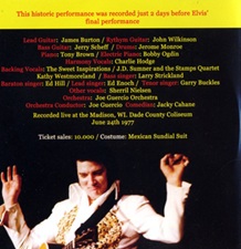 The King Elvis Presley, Import, 2003, One Night