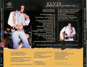 The King Elvis Presley, Import, 2005, Across The Country Vol. 1