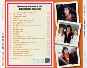 The King Elvis Presley, Import, 2006, One Night Only