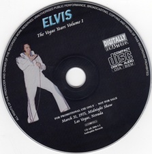 The King Elvis Presley, Import, 2006, The Vegas Years Volume 1