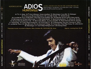 The King Elvis Presley, Import, 2007, Adios Huntsville