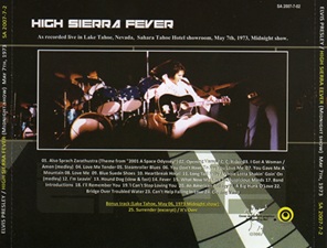 The King Elvis Presley, Import, 2007, High Sierra Fever