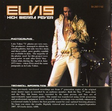 The King Elvis Presley, Import, 2007, High Sierra Fever