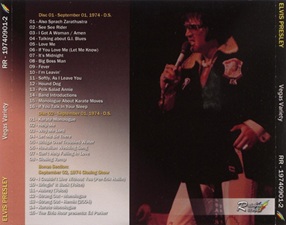 The King Elvis Presley, Import, 2007, Vegas Variety Vol. 1