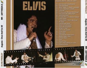 The King Elvis Presley, Import, 2008, Augusta - Once And For All