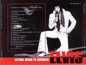 The King Elvis Presley, Import, 2008, Getting Down To Business