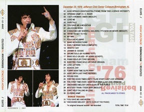 The King Elvis Presley, Import, 2008, High Voltage Birmingham'76 Revisited