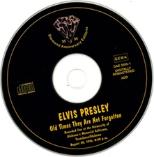 The King Elvis Presley, Import, 2008, Old Times They Are Not Forgotten
