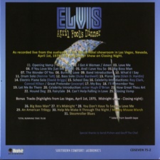 The King Elvis Presley, Import, 2009, April Fools Dinner