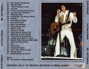 The King Elvis Presley, Import, 2009, Last Stop In Mobile
