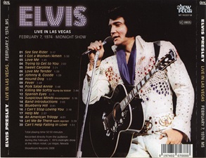 The King Elvis Presley, Import, 2009, Live In Las Vegas February 7, 1974 MS