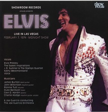 The King Elvis Presley, Import, 2009, Live In Las Vegas February 7, 1974 MS
