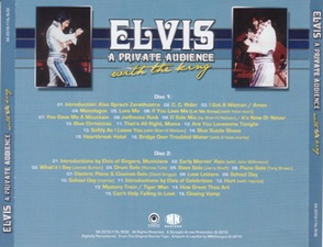 The King Elvis Presley, Import, 2010, A Private Audience