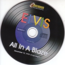 The King Elvis Presley, Import, 2010, All In A Blaze