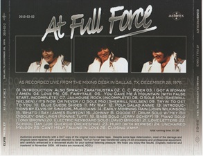 The King Elvis Presley, Import, 2010, At Full Force