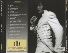 The King Elvis Presley, Import, 2010, Vegas Variety Volume 3