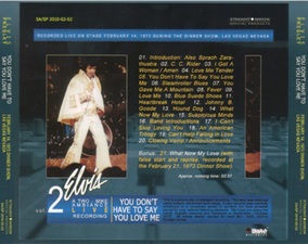 The King Elvis Presley, Import, 2010, You Don't Have To Say You Love Me