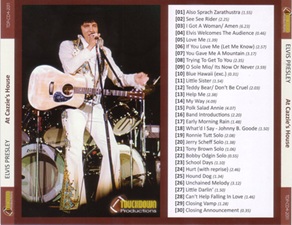 The King Elvis Presley, Import, 2011, At Cazzies House