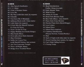 The King Elvis Presley, Import, 2011, Black Diamond - Las Vegas Closing Show 76