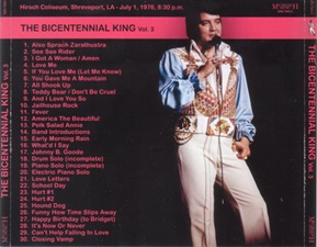 The King Elvis Presley, Import, 2011, The Bicentennial King Vol. 3