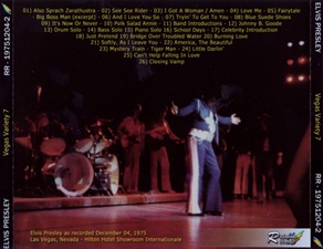 The King Elvis Presley, Import, 2011, Vegas Variety Volume 7