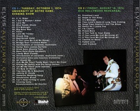 The King Elvis Presley, Import, 2012, Autumn Gold