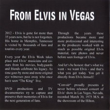 The King Elvis Presley, Import, 2012, From Elvis In Vegas