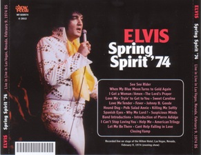 The King Elvis Presley, Import, 2012, Spring Fever '74