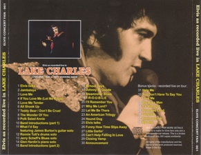 The King Elvis Presley, Import, 2013, Lake Charles (Elvis As Recorded Live In)