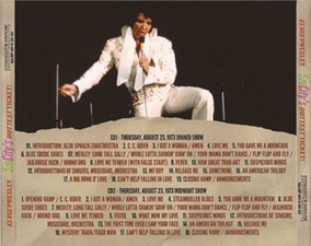 The King Elvis Presley, Import, 2014, Sin City's Hottest Ticket!