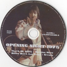 The King Elvis Presley, Import, 2015, Opening Night 1975