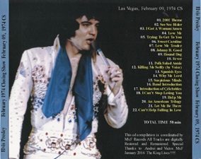 The King Elvis Presley, Import, 2016, February 1974 Closing Show