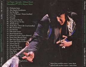 The King Elvis Presley, Import, 2016, Hilton Showroom Volume 2