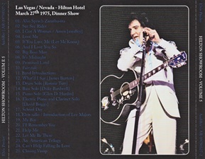 The King Elvis Presley, Import, 2016, Hilton Showroom Volume 5
