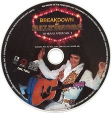 The King Elvis Presley, Import, 2017, Breakdown In Baltimore - 40 Years After Vol. 3