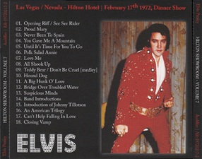 The King Elvis Presley, Import, 2017, Hilton Showroom Volume 7