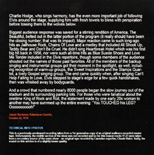 The King Elvis Presley, Import, 2018, Looked Into The Wings