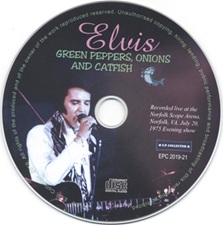 The King Elvis Presley, Import, 2019, Green Peppers, Onions And Catfish