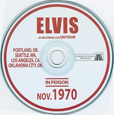 The King Elvis Presley, Import, 2021, Elvis In Person Nov. 1970