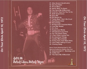 The King Elvis Presley, Import, 2021, Elvis On Tour - April 10, 1972