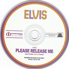 The King Elvis Presley, Import, 2021, Elvis Sings Please Release Me And Other Great Songs