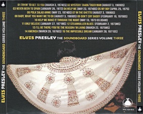 The King Elvis Presley, Import, 2021, The Soundboard Series Volume 3