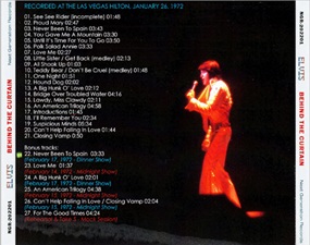 The King Elvis Presley, Import, 2022, Behind The Curtain