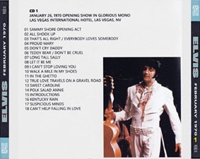 The King Elvis Presley, Import, 2022, February 1970 Las Vegas International Hotel